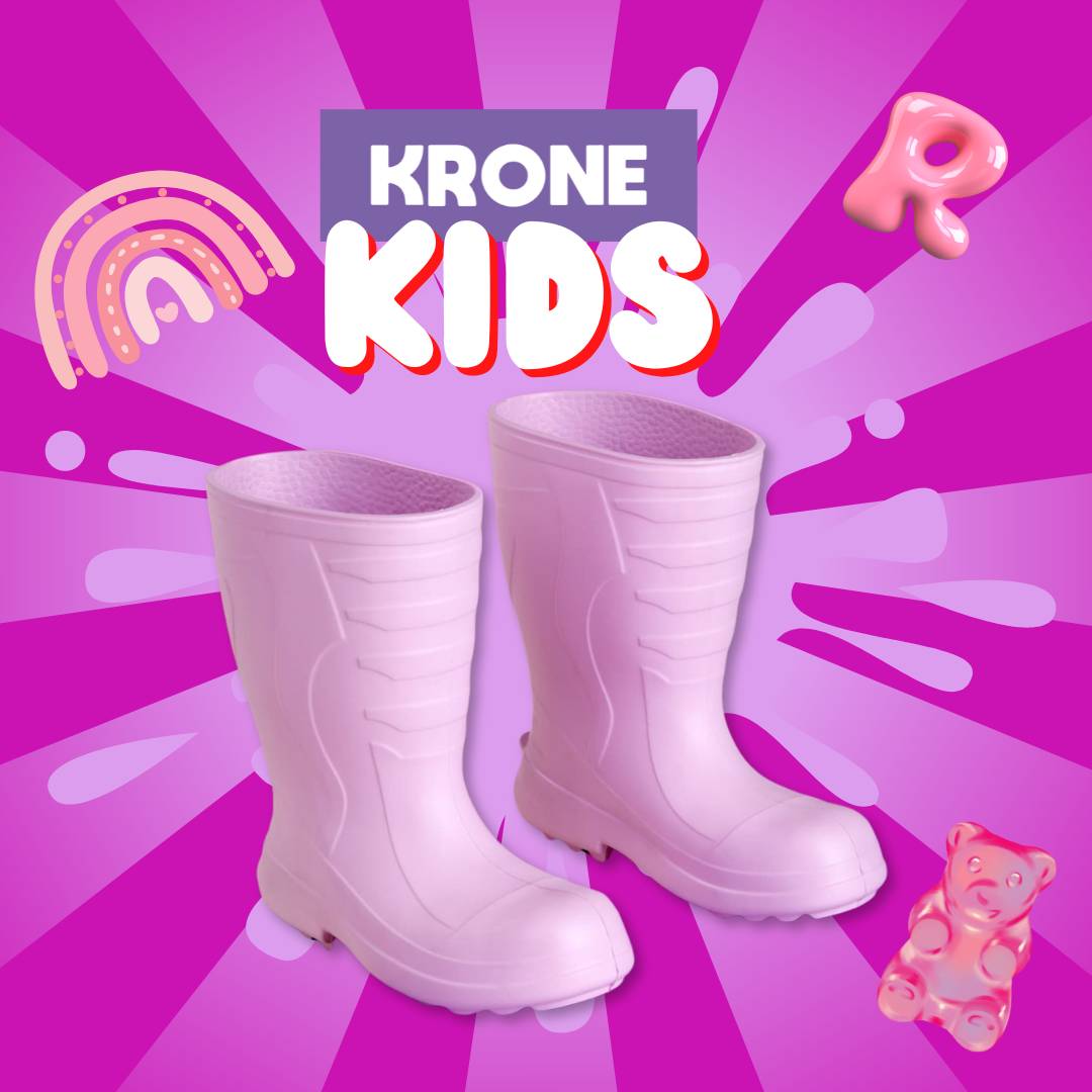 Botas Pantaneras Kids Rosadas
