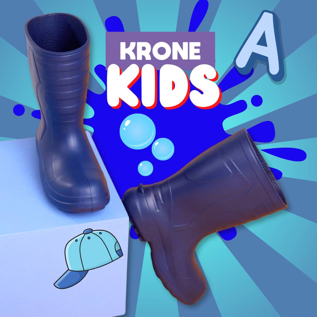 Krone botas pantaneras kids azules